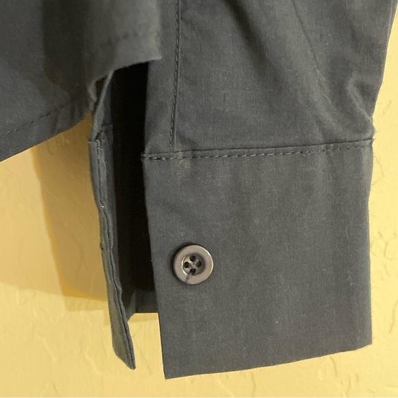 Hotouch Womens Cotton Blend Small Basic Button Down Shirt Slim Fit Dress Shirt - Picture 2 of 4